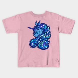 Blueberry Unicorn Kids T-Shirt